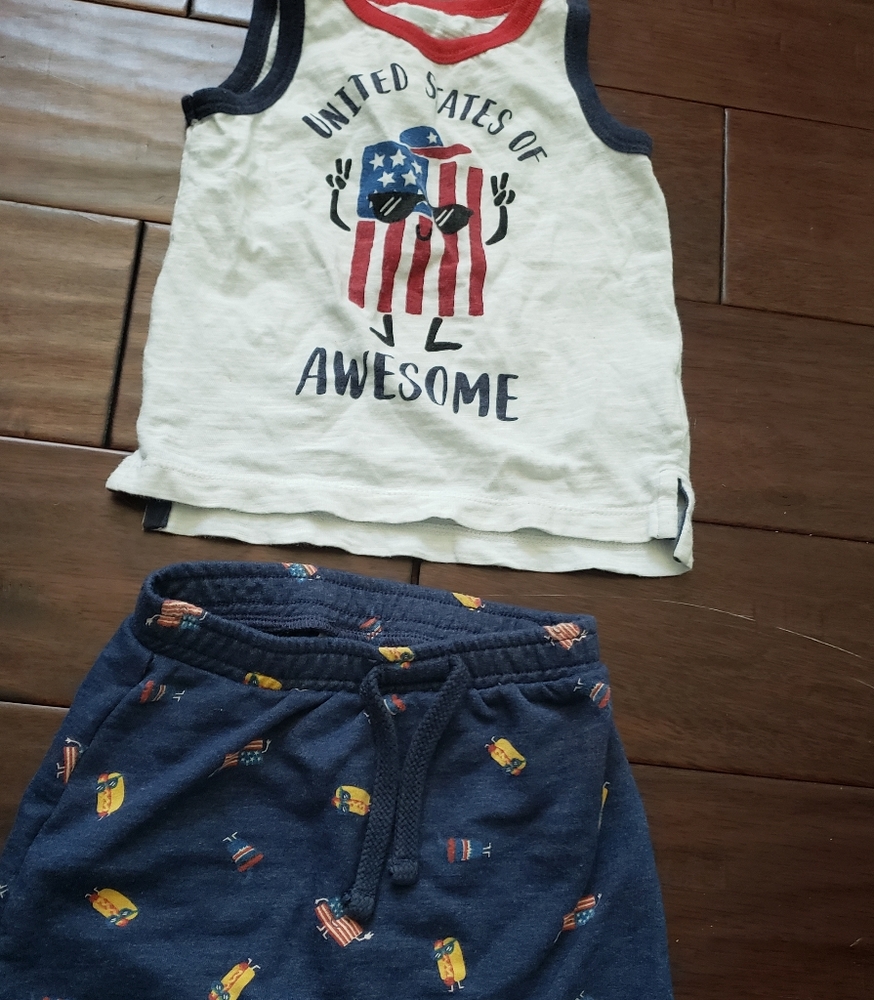 Baby Boys Red White Blue 18-24M Old navy Set